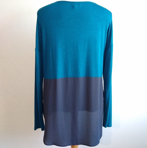 Anthropologie Meadow Rue Mela Colorblock Tunic Top - Picture 4 of 11